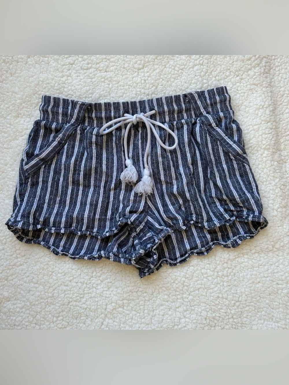 Rewind Khols Striped Shorts